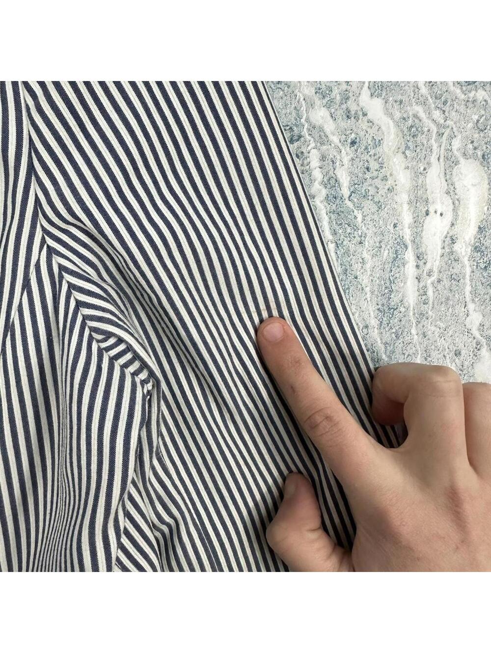Peck & Peck Weekend Striped Navy White Women's Blazer (8) - Picture 4 of 8
